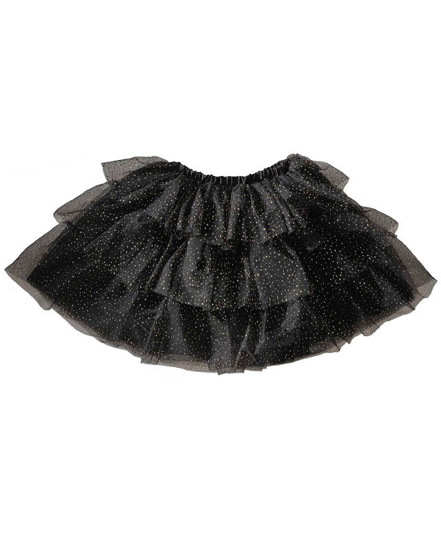 Sparkle Black & Gold Tiered Tutu 3-5 Years