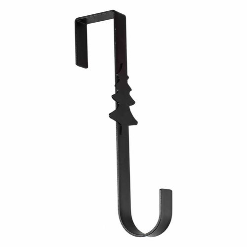 Black Metal Wreath Hanger - 29cm