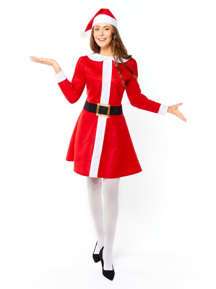 Santa Dress - Adult Costume
