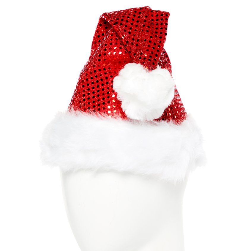 Sequin Santa Hat