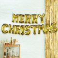Gold Balloon Merry Christmas Bunting
