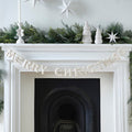 Felt Bunting - Merry Christmas - White